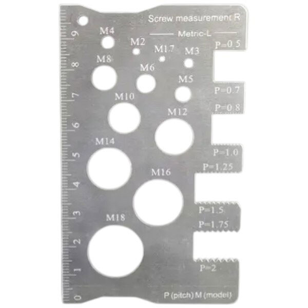 Вимірювач кроку різьблення - № 1 Вимірювач кроку різьблення - № 1