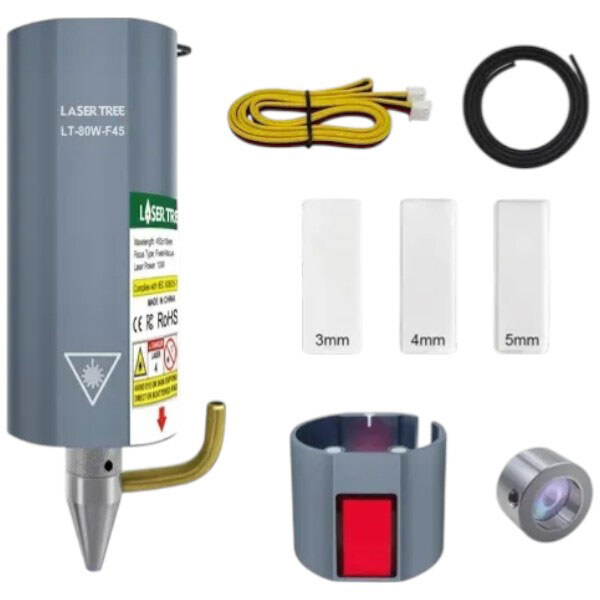 Лазерний модуль LT-80W-F45 - № 5 Лазерний модуль LT-80W-F45 - № 5