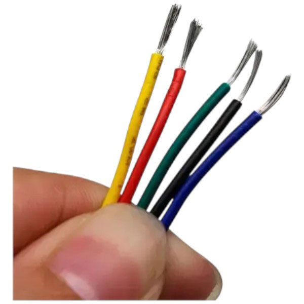 Набор проводов в силиконовой оплетке 1жила 26AWG - № 2 Набор проводов в силиконовой оплетке 1жила 26AWG - № 2