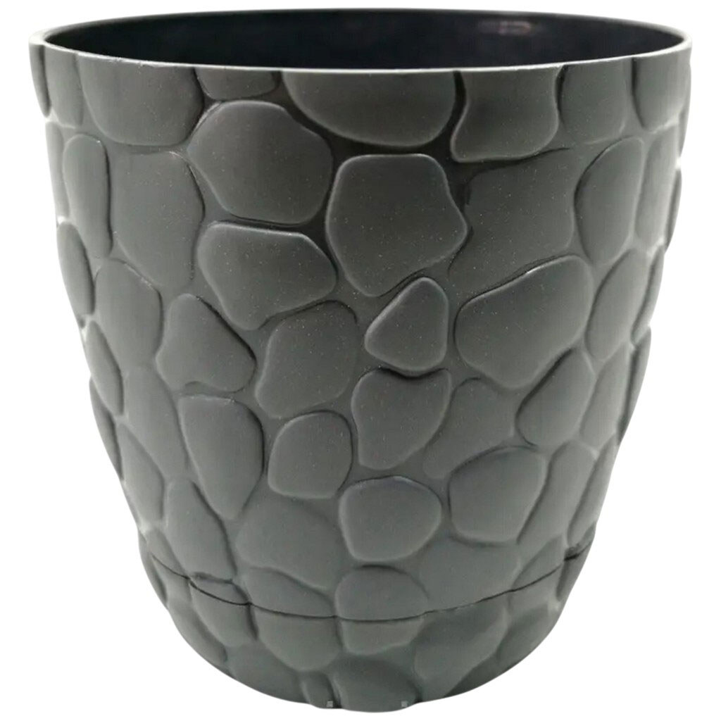 Вазон для квітів пластиковий з підставкою Elif в асортименті, 1,6 л - № 3 Вазон для квітів пластиковий з підставкою Elif в асортименті, 1,6 л - № 3