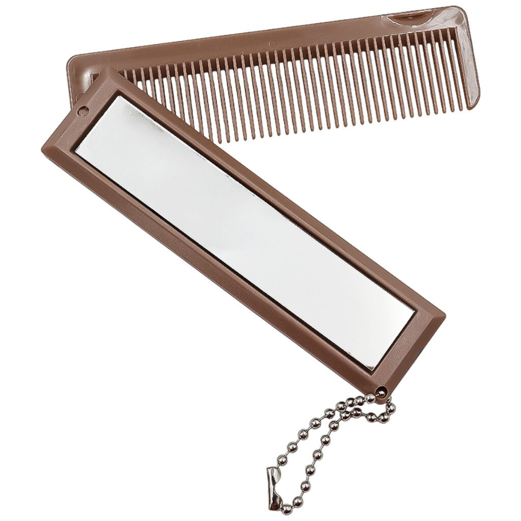 Расческа для волос сложная с зеркалом - № 2 Расческа для волос сложная с зеркалом - № 2