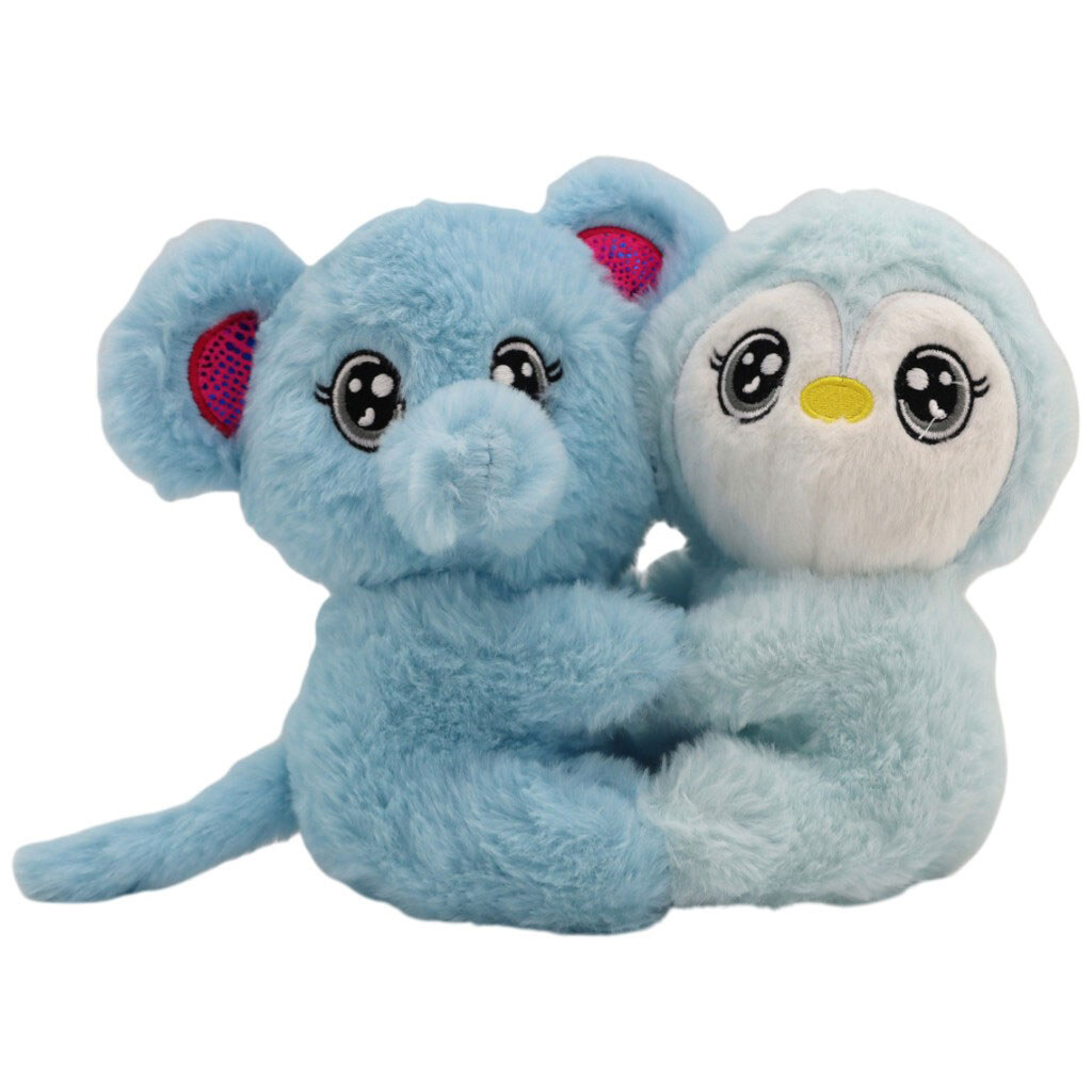 Игрушка мягкая "Животные в объятиях", 20 см - № 1 Игрушка мягкая "Животные в объятиях", 20 см - № 1