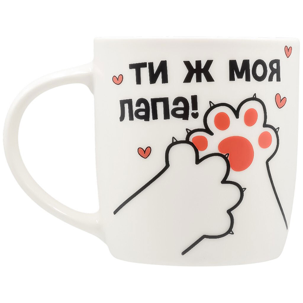 Кружка фарфоровая GGP серия "Моя киса", 330 мл - № 1 Кружка фарфоровая GGP серия "Моя киса", 330 мл - № 1
