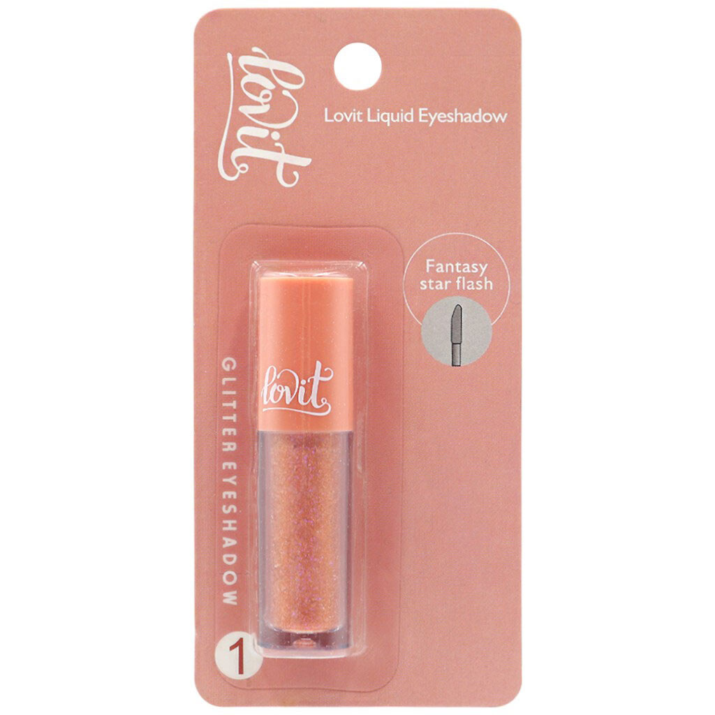 Тени для век жидкие с глитером Lovit микс - № 3 Тени для век жидкие с глитером Lovit микс - № 3