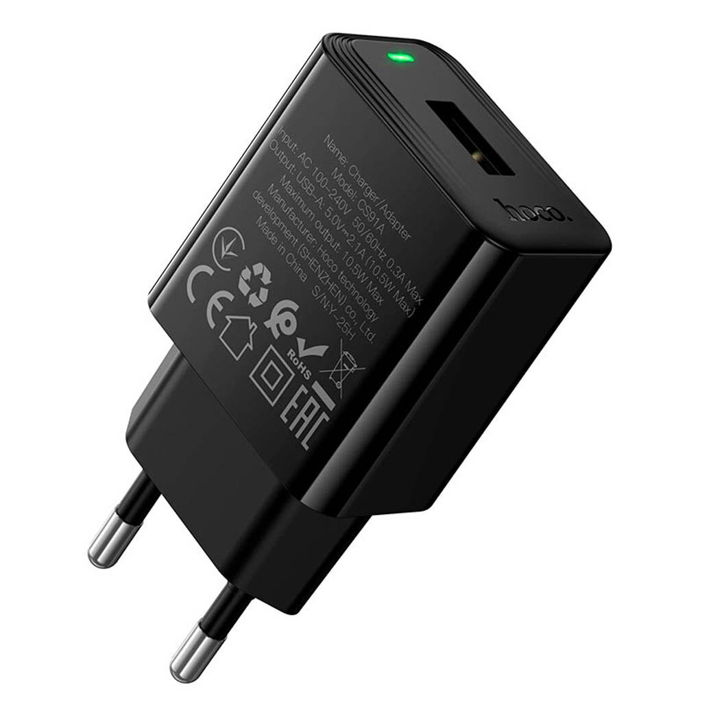 СЗУ Hoco CS91A, Чорний - № 3 СЗУ Hoco CS91A, Чорний - № 3