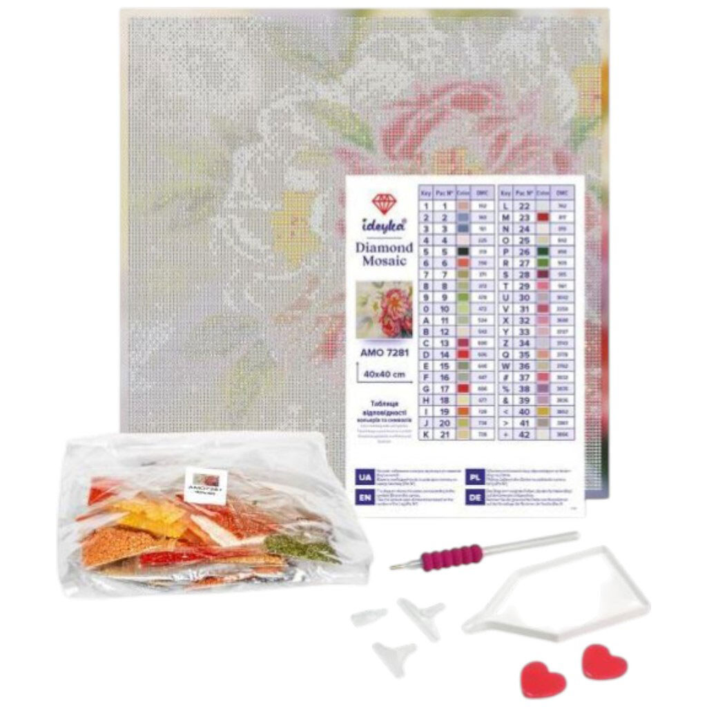 Алмазна мозаїка "Сучасна Спляча красуня", 40х40см, Ідейка - № 2 Алмазна мозаїка "Сучасна Спляча красуня", 40х40см, Ідейка - № 2