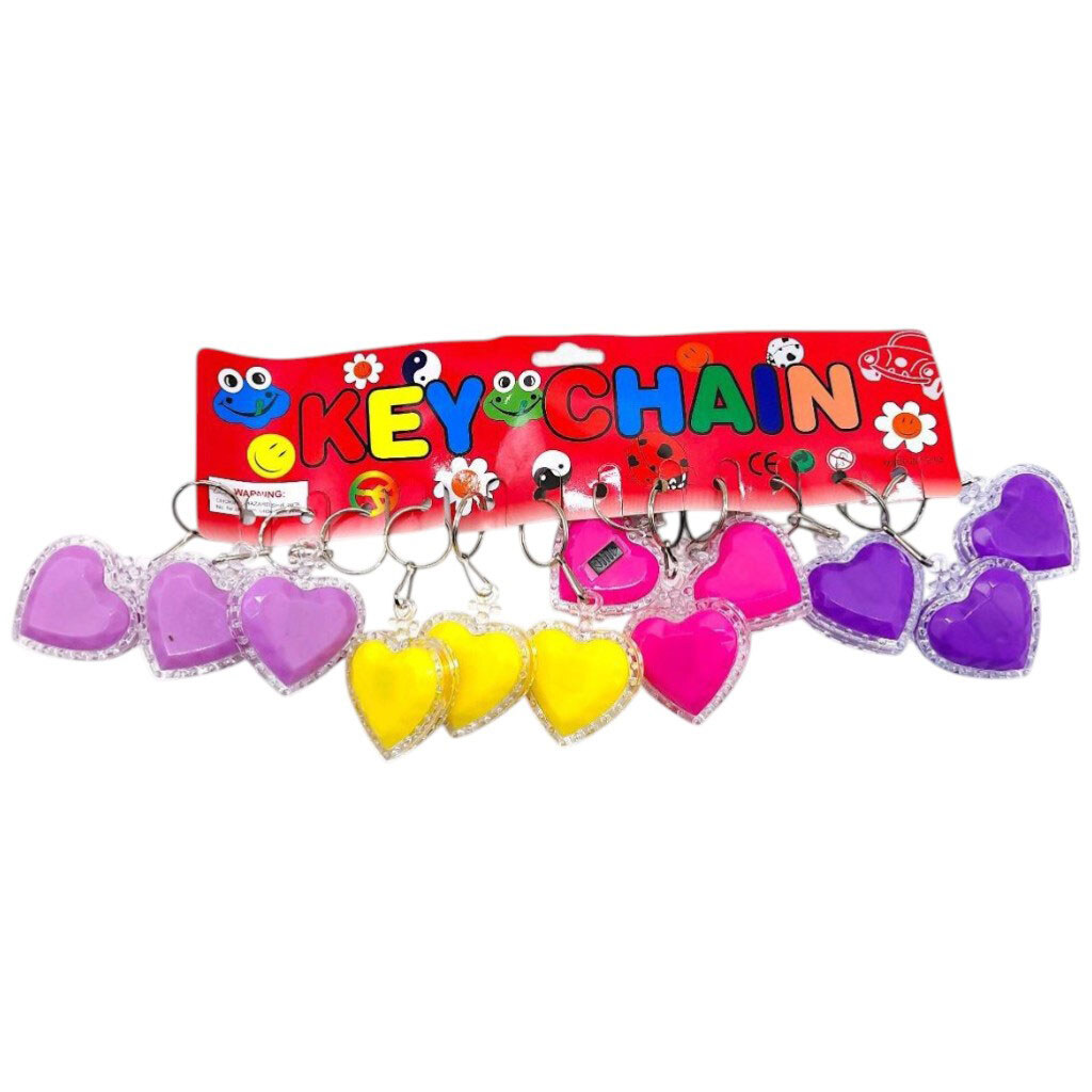 Брелок "Сердечко", светится, 12 шт, Mic - № 1 Брелок "Сердечко", светится, 12 шт, Mic - № 1