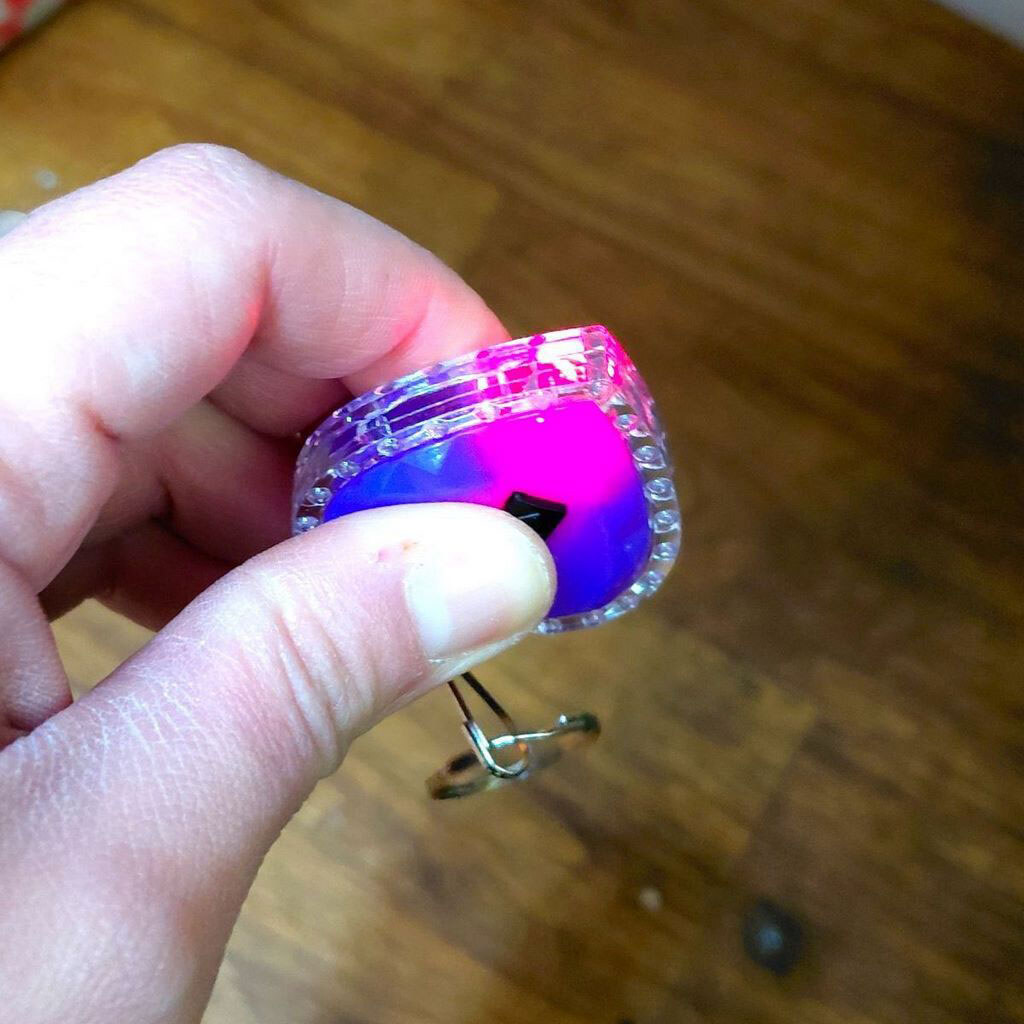 Брелок "Сердечко", светится, 12 шт, Mic - № 2 Брелок "Сердечко", светится, 12 шт, Mic - № 2