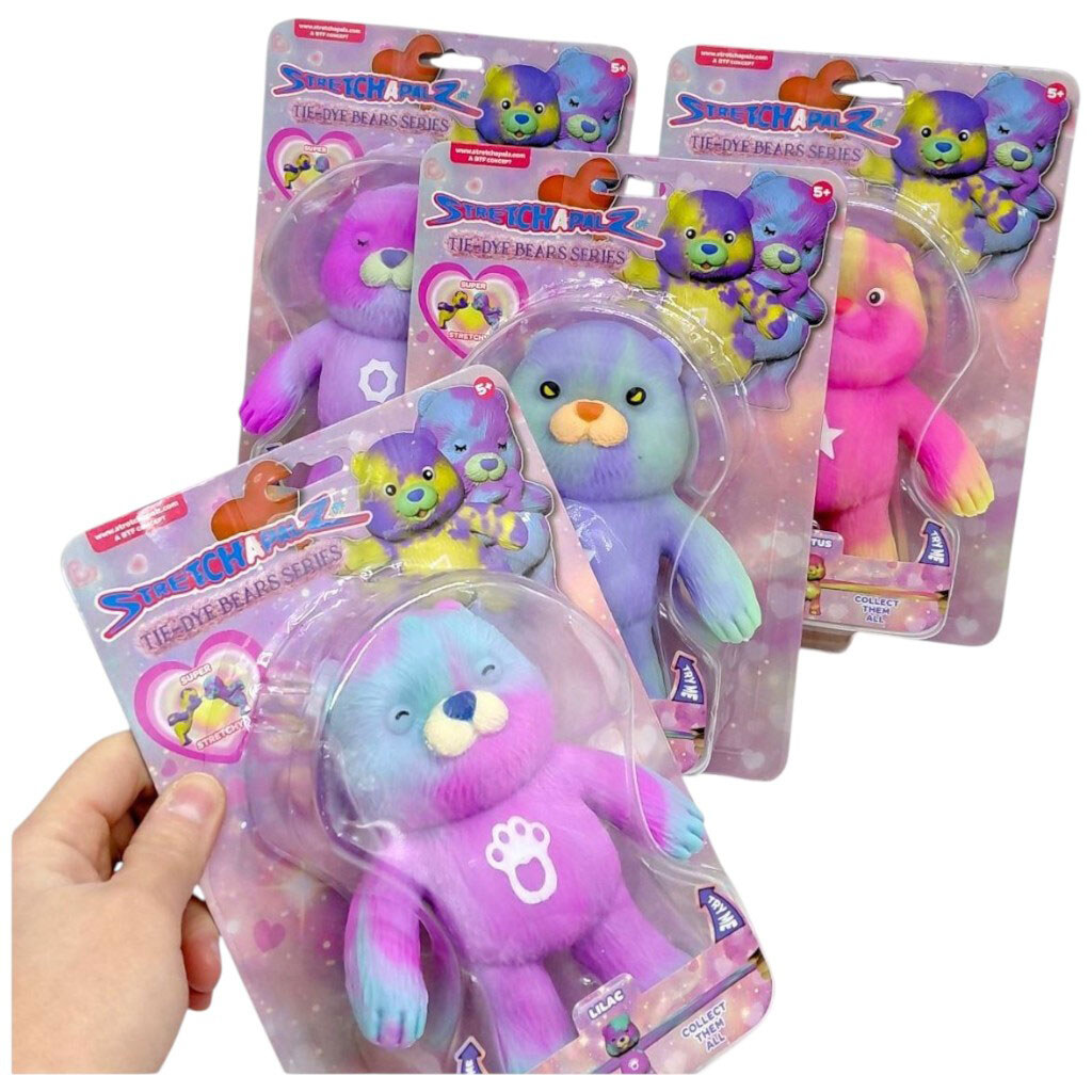Игрушка-тянучка "Стрейчапалз", 14см, серия "TIE DYE BEARS", ВИД3, Mic - № 2 Игрушка-тянучка "Стрейчапалз", 14см, серия "TIE DYE BEARS", ВИД3, Mic - № 2