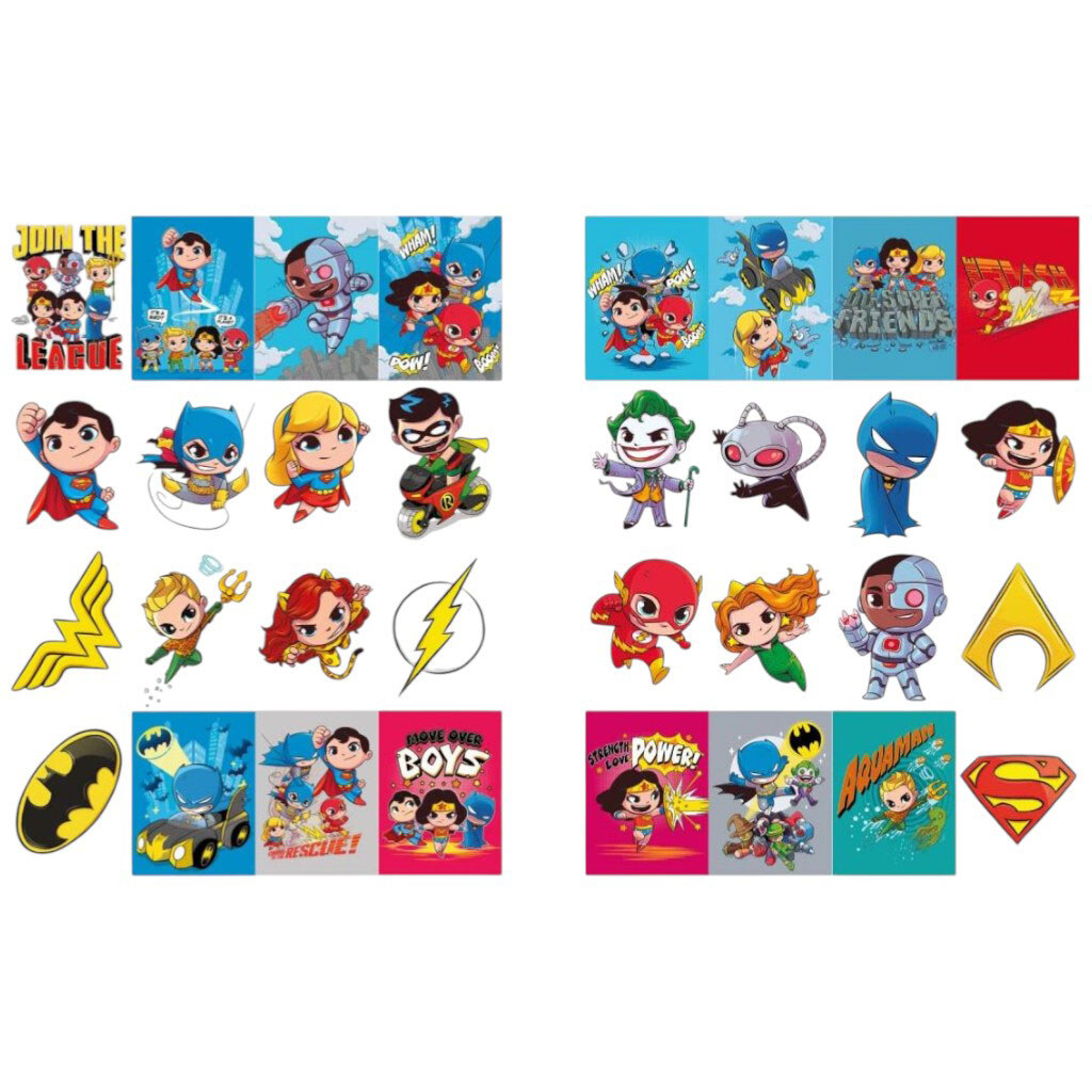 Книжка-раскраска со стикерами "Super Friends", Ідейка - № 2 Книжка-раскраска со стикерами "Super Friends", Ідейка - № 2