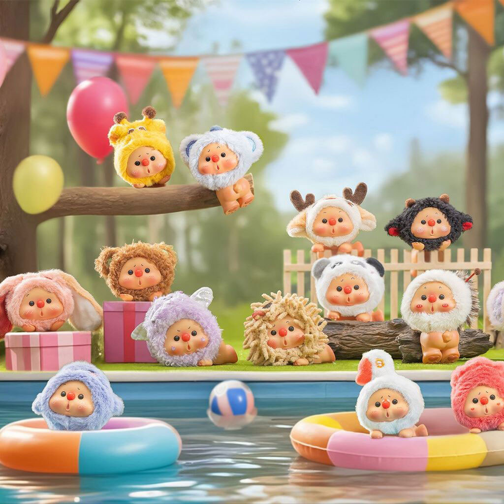 Коллекционная фигурка "JOTOYS" серии "Oyo: Вечеринка зверушек", Pop Top - № 3 Коллекционная фигурка "JOTOYS" серии "Oyo: Вечеринка зверушек", Pop Top - № 3