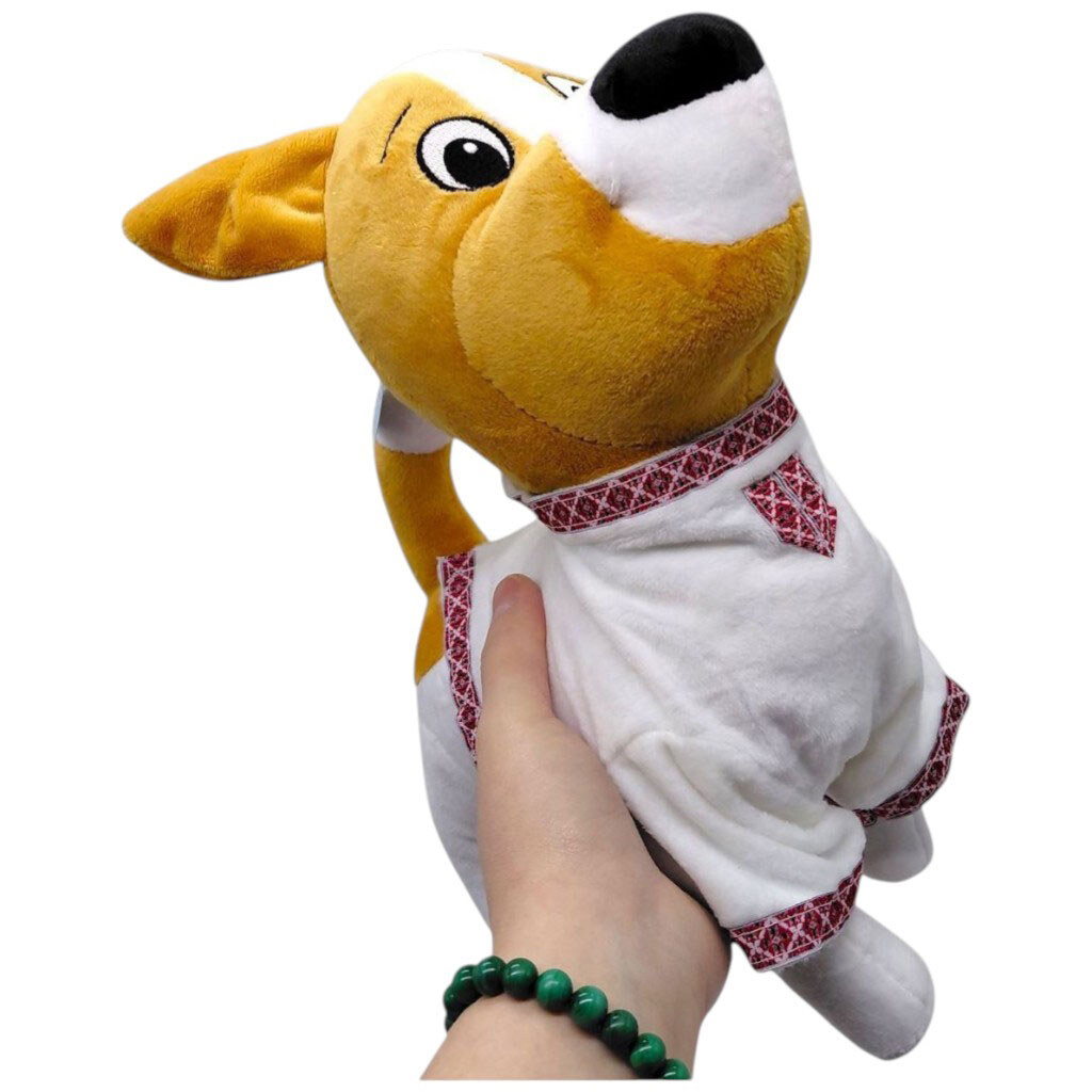 М'яка іграшка "Пес Патрон у вишиванці", 28 см, Nikopol - № 2 М'яка іграшка "Пес Патрон у вишиванці", 28 см, Nikopol - № 2
