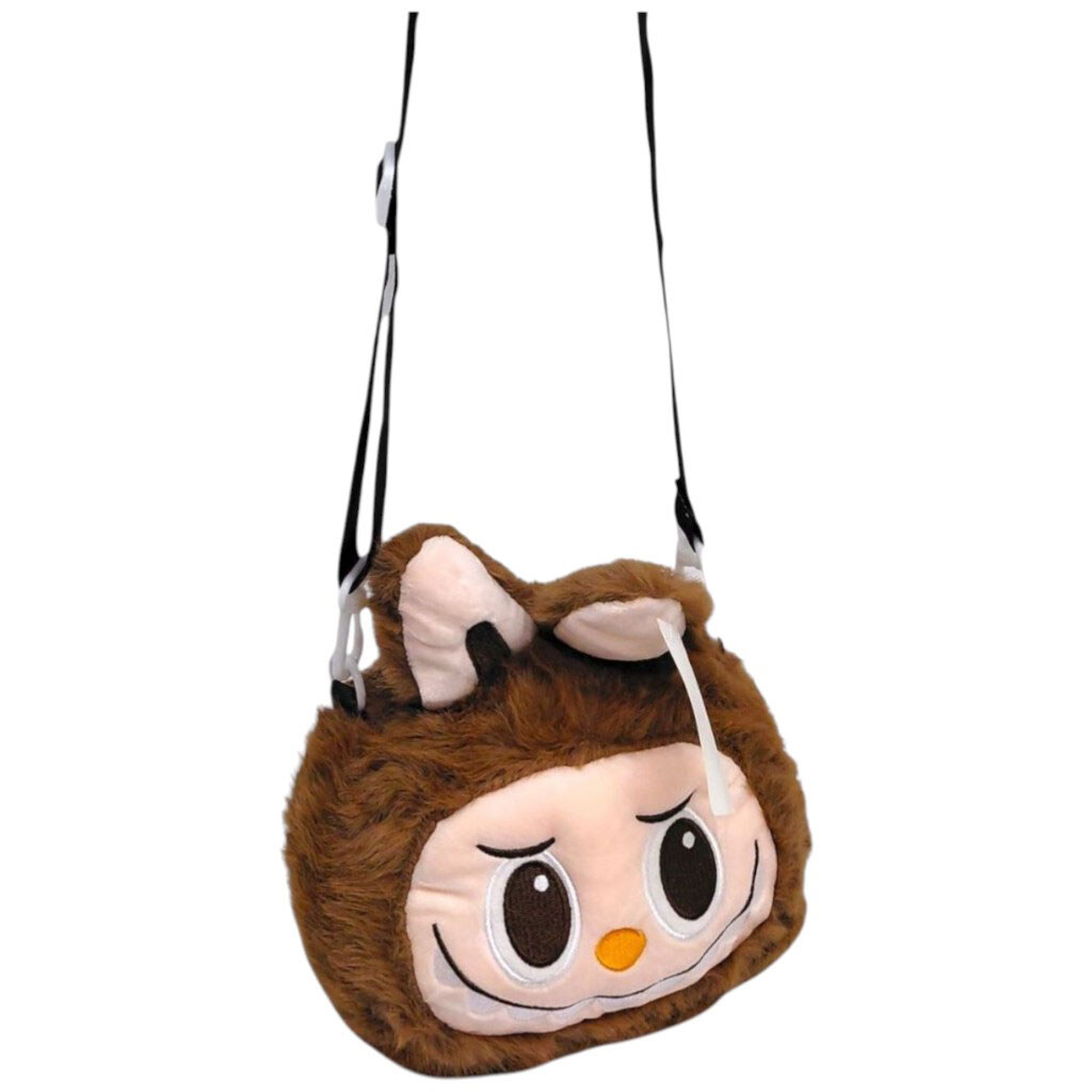 Мягкая игрушка-сумочка "LABUBU/ЛАБУБУ", Mic - № 2 Мягкая игрушка-сумочка "LABUBU/ЛАБУБУ", Mic - № 2