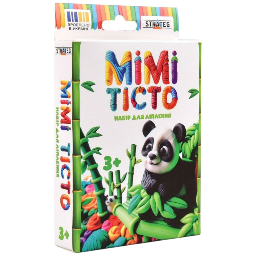 Набор для лепки "MIMI ТЕСТО. Панда", Strateg - № 1 Набор для лепки "MIMI ТЕСТО. Панда", Strateg - № 1