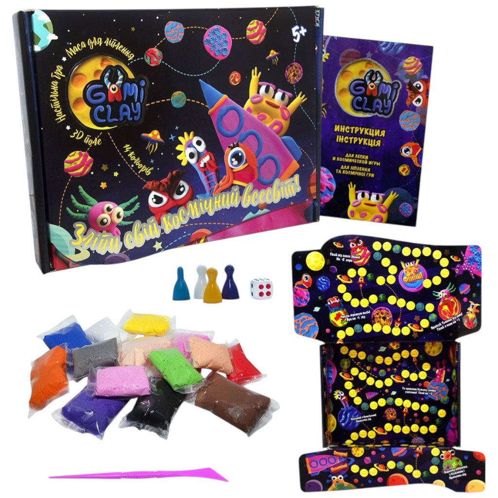 Набор для творчества "Gumi Clay", в кор-ке 30-23-6,8 см, Strateg - № 2 Набор для творчества "Gumi Clay", в кор-ке 30-23-6,8 см, Strateg - № 2