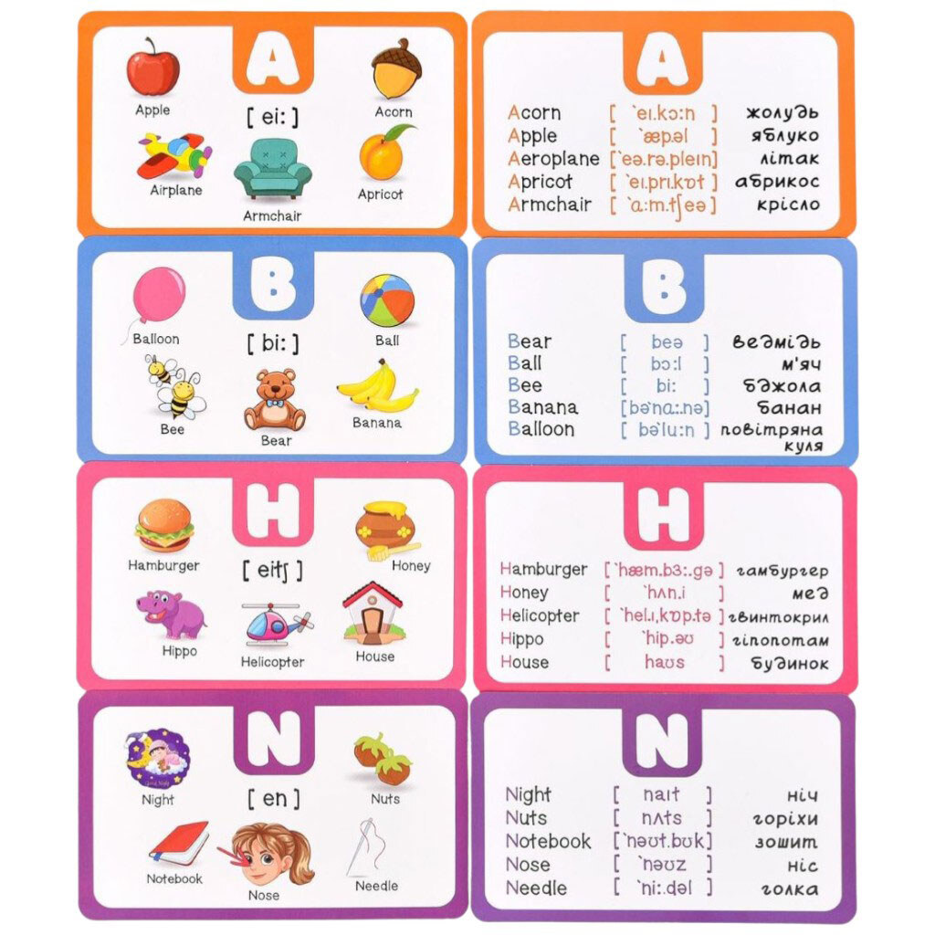 Настольная игра "Английский алфавит", укр, Strateg - № 3 Настольная игра "Английский алфавит", укр, Strateg - № 3