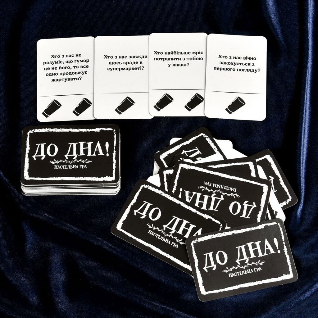 Настільна гра "До Дна!", укр, Strateg - № 3 Настільна гра "До Дна!", укр, Strateg - № 3