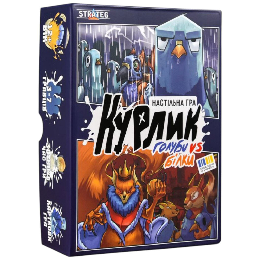 Настольная игра "Курлик", укр, Strateg - № 1 Настольная игра "Курлик", укр, Strateg - № 1
