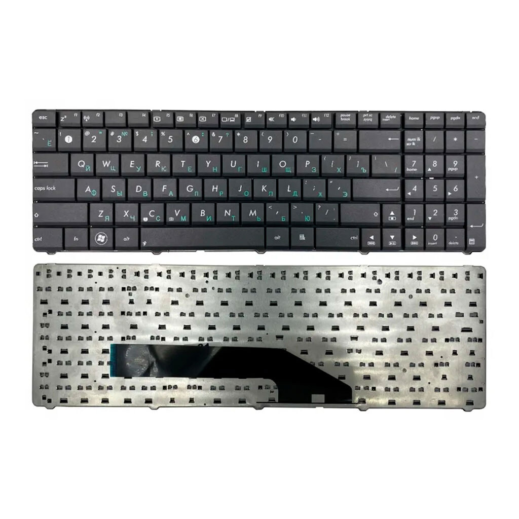 Клавиатура для ноутбука Asus K50, Черный - № 1 Клавиатура для ноутбука Asus K50, Черный - № 1