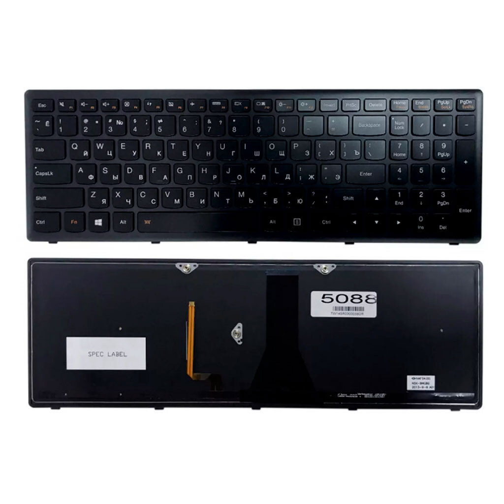 Клавиатура для ноутбука Lenovo IdeaPad G500s, Черный - № 1 Клавиатура для ноутбука Lenovo IdeaPad G500s, Черный - № 1