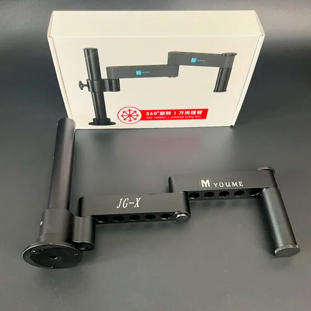 Штатив для мікроскопа JG-x, Чорний - № 1 Штатив для мікроскопа JG-x, Чорний - № 1