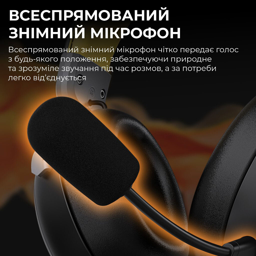 Bluetooth-гарнітура Ajazz AHM08 MAX 3-Mode, Стерео, Чорний - № 6 Bluetooth-гарнітура Ajazz AHM08 MAX 3-Mode, Стерео, Чорний - № 6