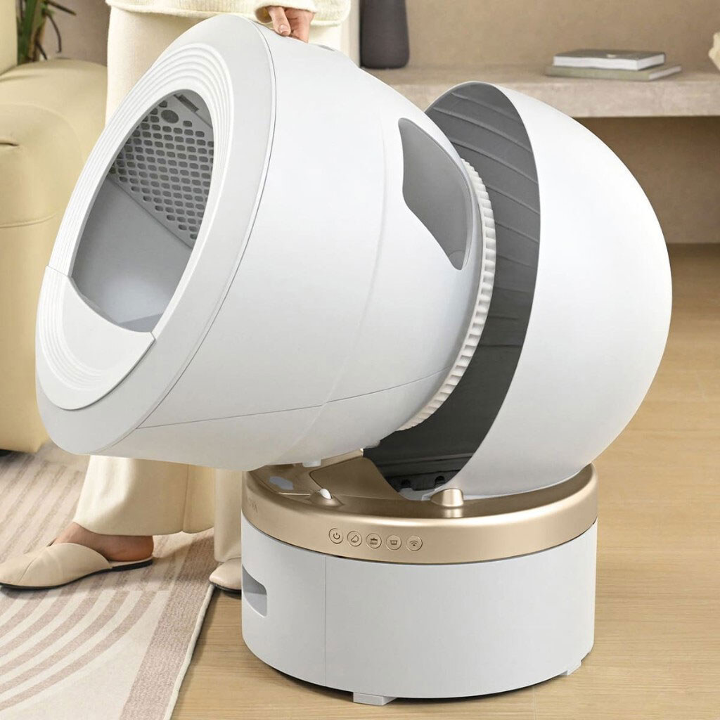 Автоматический смарт туалет для кошек Mova LR10 Prime, Белый - № 3 Автоматический смарт туалет для кошек Mova LR10 Prime, Белый - № 3