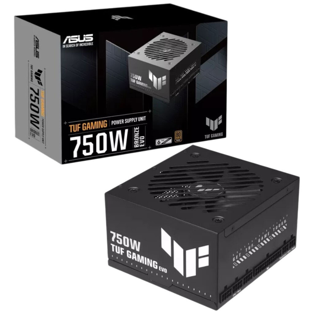 Блок живлення для корпусів Asus TUF Gaming Bronze EVO, Чорний - № 6 Блок живлення для корпусів Asus TUF Gaming Bronze EVO, Чорний - № 6