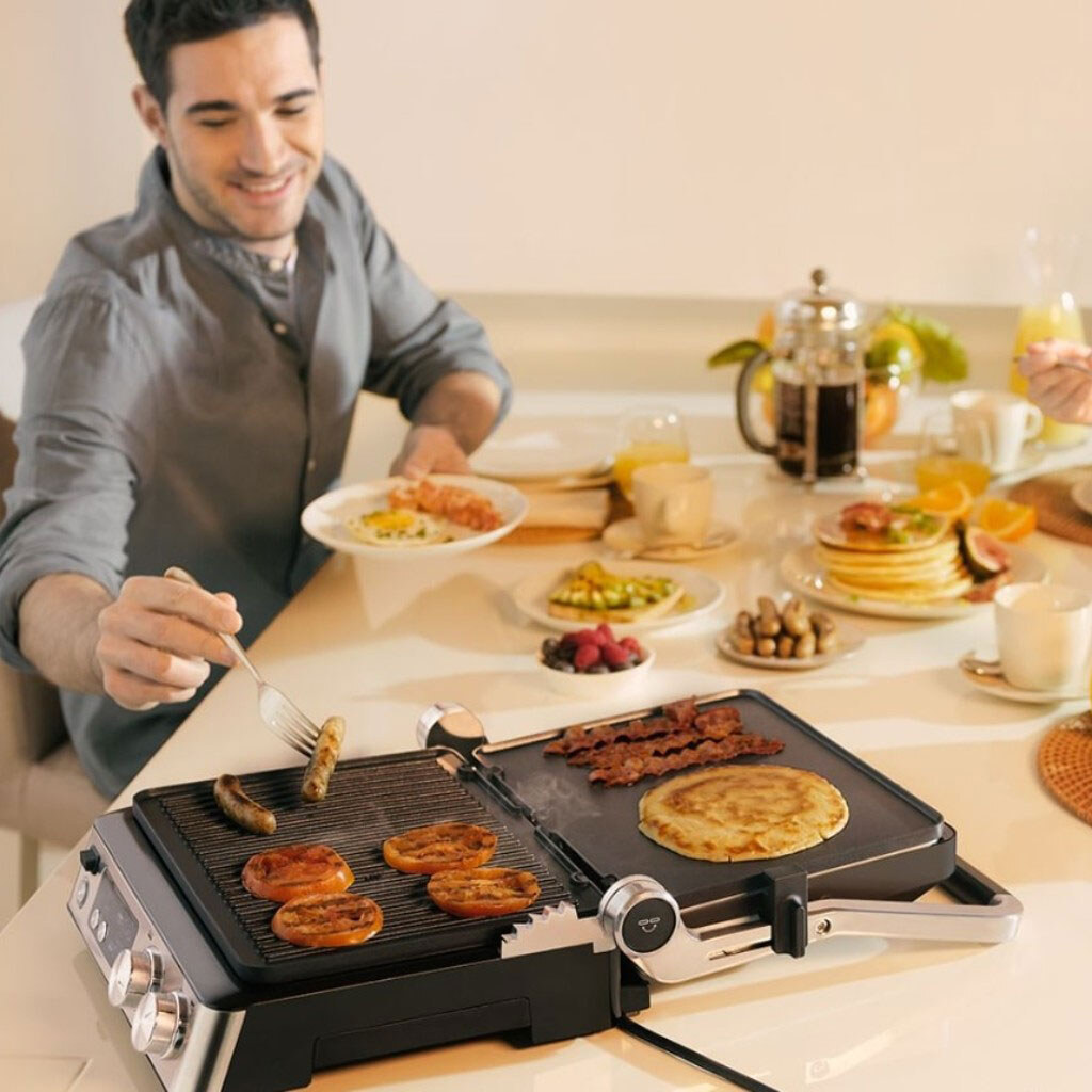 Гриль Braun MultiGrill 7 CG 7044, Срібний - № 12 Гриль Braun MultiGrill 7 CG 7044, Срібний - № 12