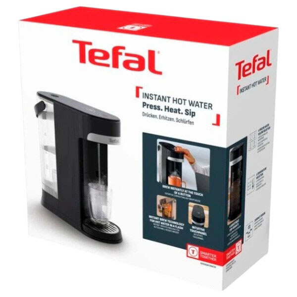 Электрочайник Tefal Instant Hot Water BR3508E0, Черный - № 10 Электрочайник Tefal Instant Hot Water BR3508E0, Черный - № 10