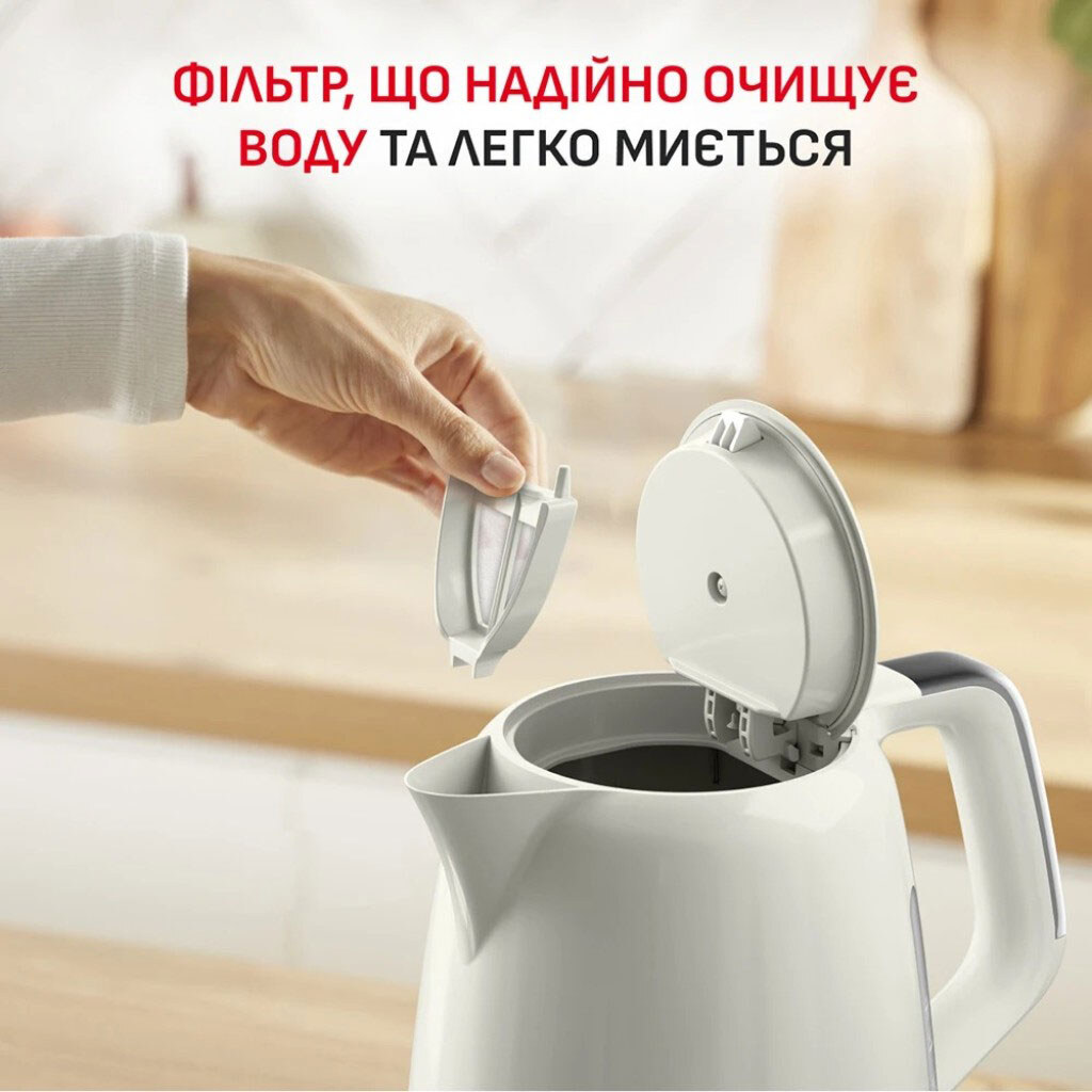 Электрочайник Tefal Soleil+ KO355AE0, Белый - № 2 Электрочайник Tefal Soleil+ KO355AE0, Белый - № 2