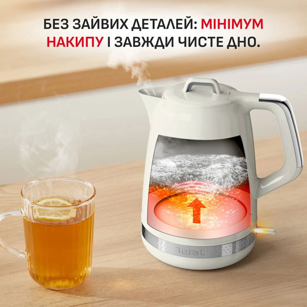 Электрочайник Tefal Soleil+ KO355AE0, Белый - № 9 Электрочайник Tefal Soleil+ KO355AE0, Белый - № 9