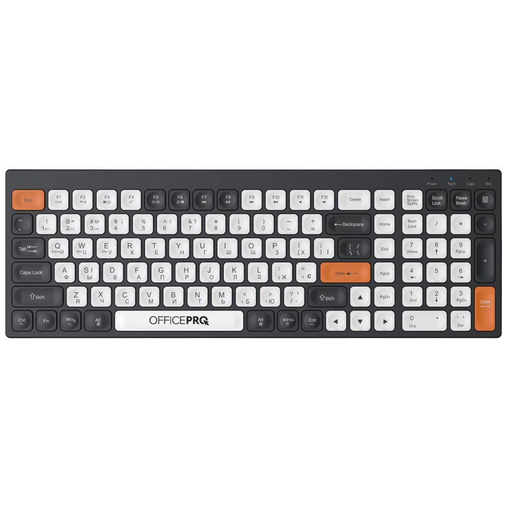 Клавиатура OfficePro SK985BO, Разноцветный - № 1 Клавиатура OfficePro SK985BO, Разноцветный - № 1