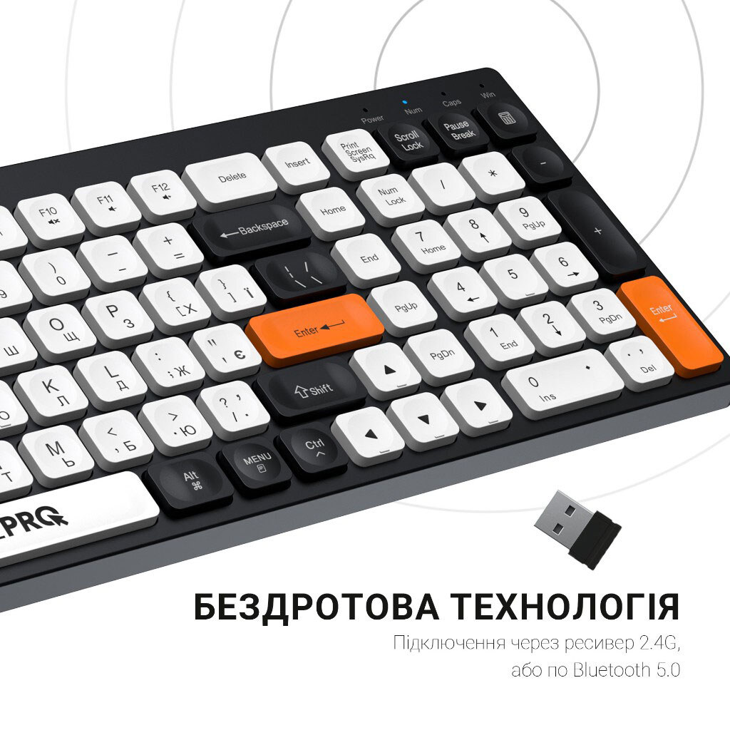 Клавиатура OfficePro SK985BO, Разноцветный - № 11 Клавиатура OfficePro SK985BO, Разноцветный - № 11