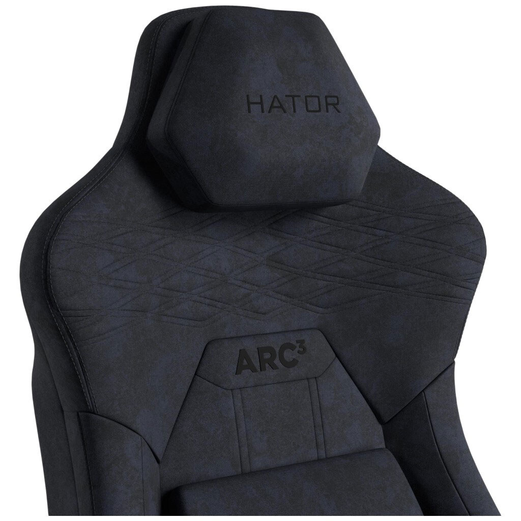 Крісло для геймерів Hator Arc 3 XL Velour, Чорний - № 4 Крісло для геймерів Hator Arc 3 XL Velour, Чорний - № 4