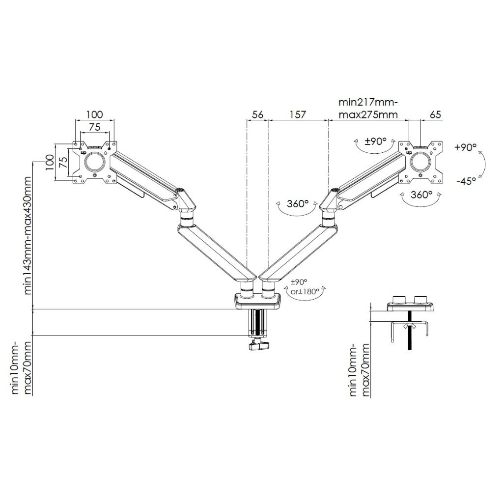 Кронштейн Anda Seat Stealth II - № 9 Кронштейн Anda Seat Stealth II - № 9