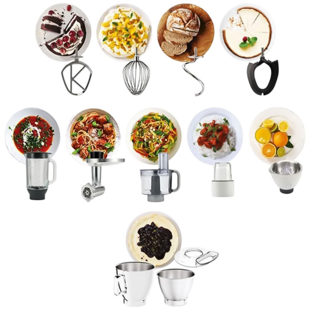 Кухонный комбайн Kenwood KVL 85.704 SI Titanium Chef Baker XL, Серый - № 4 Кухонный комбайн Kenwood KVL 85.704 SI Titanium Chef Baker XL, Серый - № 4