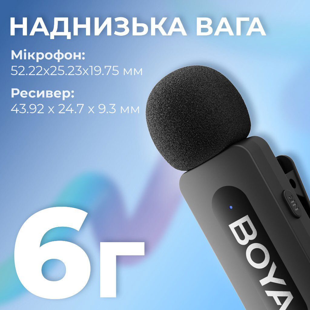 Микрофон BOYA BY-V20, Черный - № 5 Микрофон BOYA BY-V20, Черный - № 5