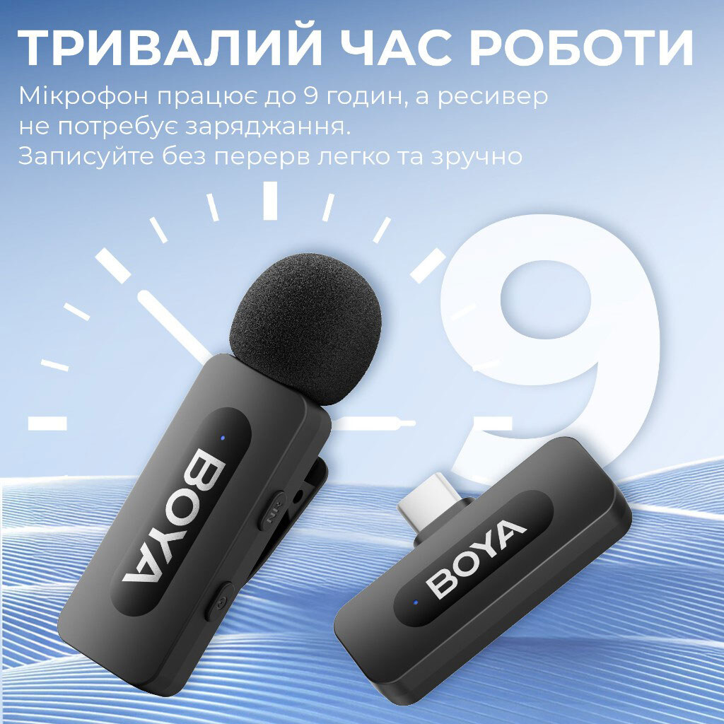 Микрофон BOYA BY-V20, Черный - № 7 Микрофон BOYA BY-V20, Черный - № 7