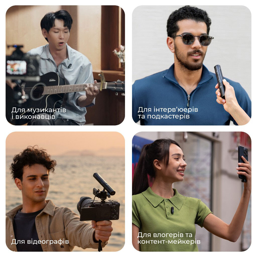 Мікрофон BOYA Magic-05, Чорний - № 14 Мікрофон BOYA Magic-05, Чорний - № 14