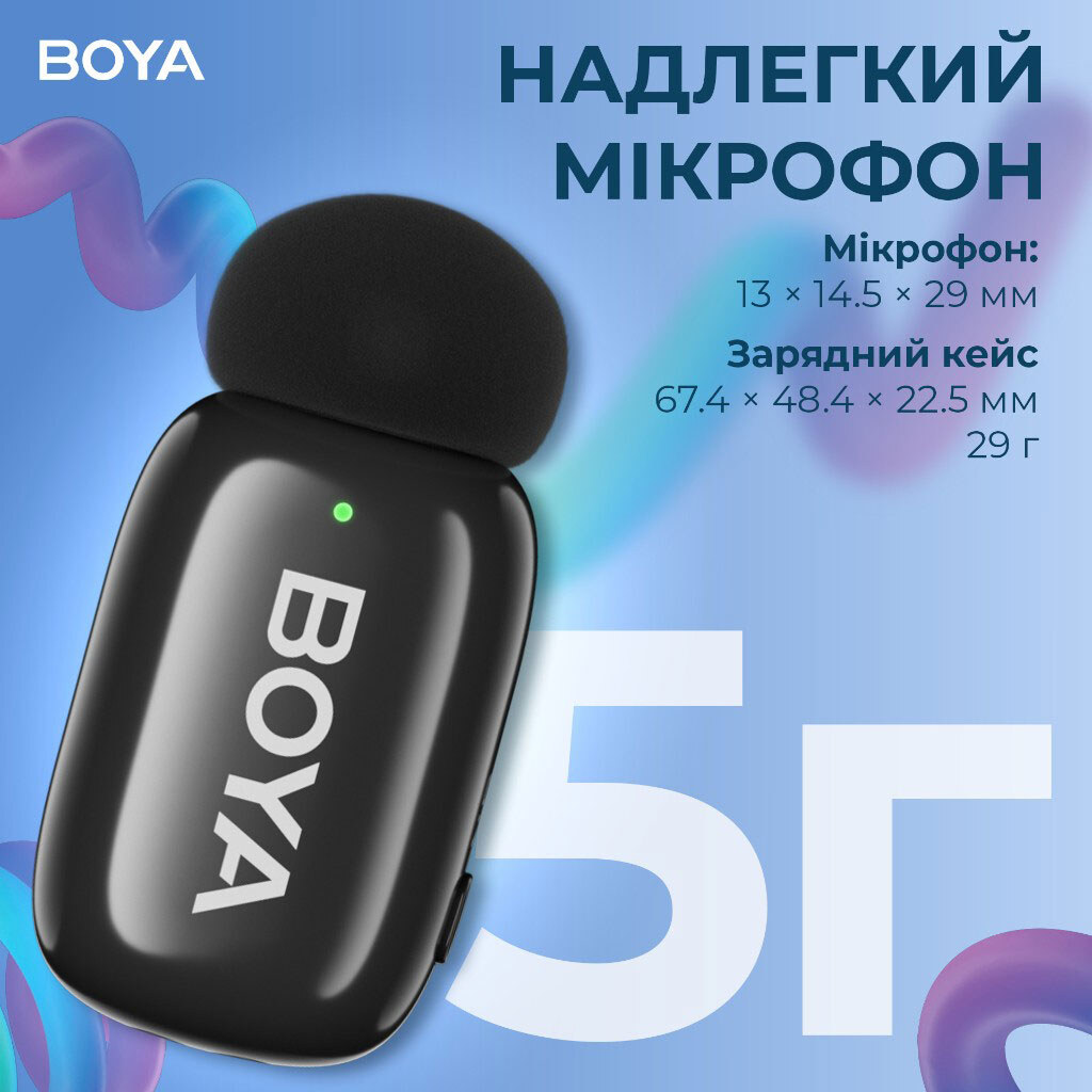 Микрофон BOYA mini-12, Черный - № 7 Микрофон BOYA mini-12, Черный - № 7