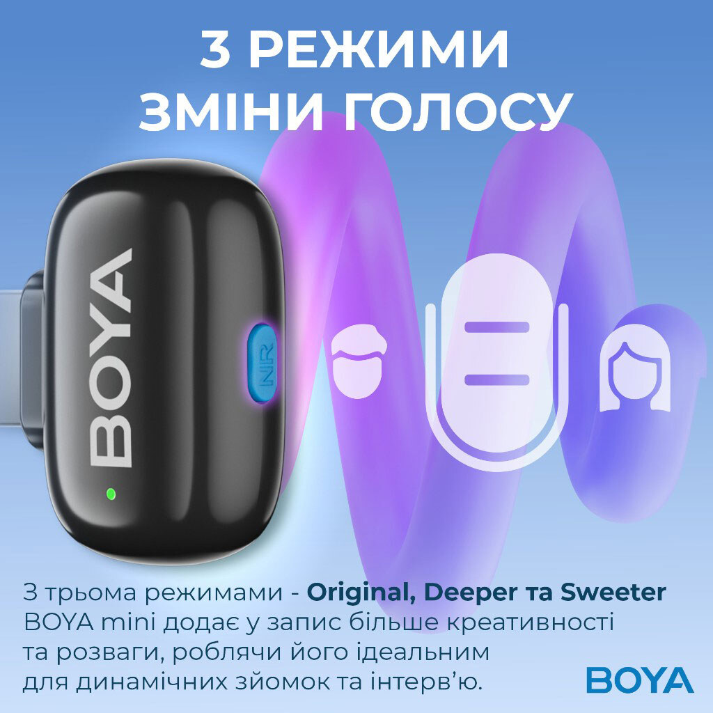 Микрофон BOYA mini-12, Черный - № 9 Микрофон BOYA mini-12, Черный - № 9