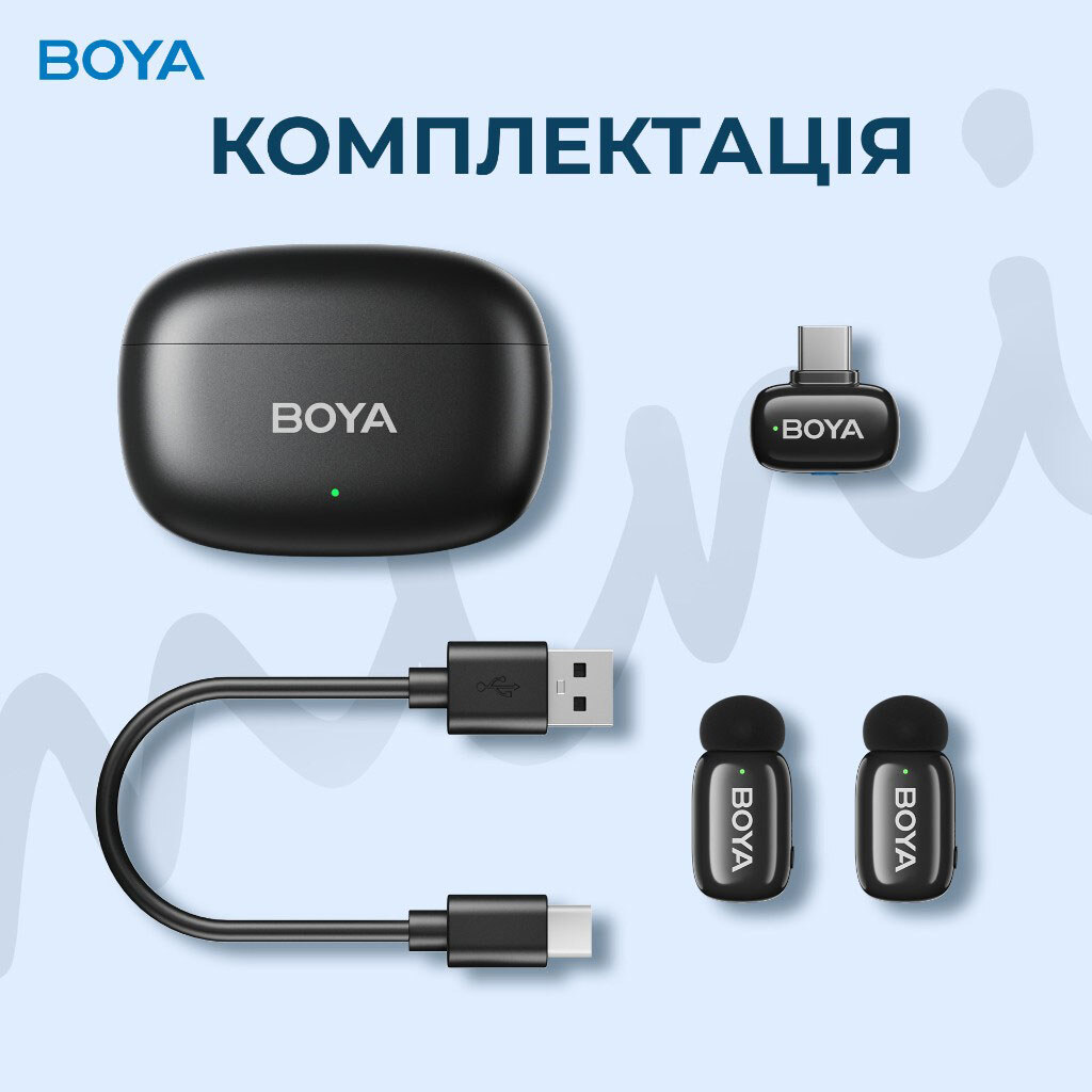 Микрофон BOYA mini-14, Черный - № 15 Микрофон BOYA mini-14, Черный - № 15