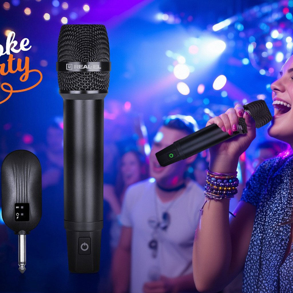 Микрофон REAL-EL KM-830, Черный - № 11 Микрофон REAL-EL KM-830, Черный - № 11