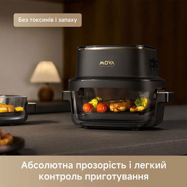 Мультипіч Mova AeroChef AF20 Pro, Чорний - № 3 Мультипіч Mova AeroChef AF20 Pro, Чорний - № 3