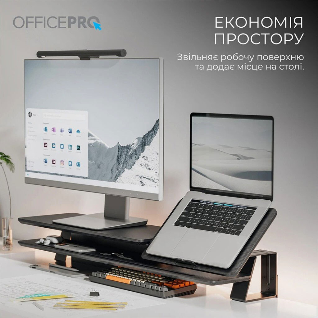Подставка для монитора OfficePro MR260B, Черный - № 4 Подставка для монитора OfficePro MR260B, Черный - № 4