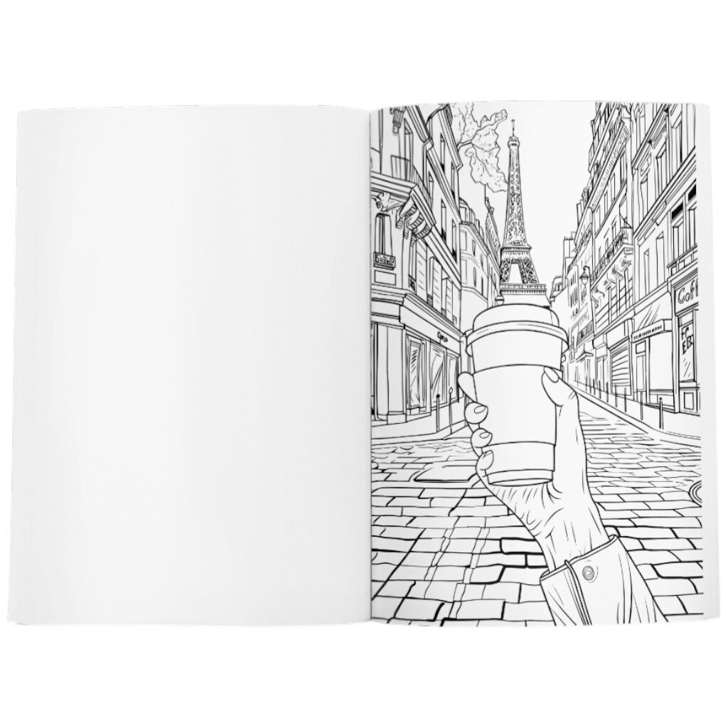 Розмальовка "Girl life" - № 8 Розмальовка "Girl life" - № 8