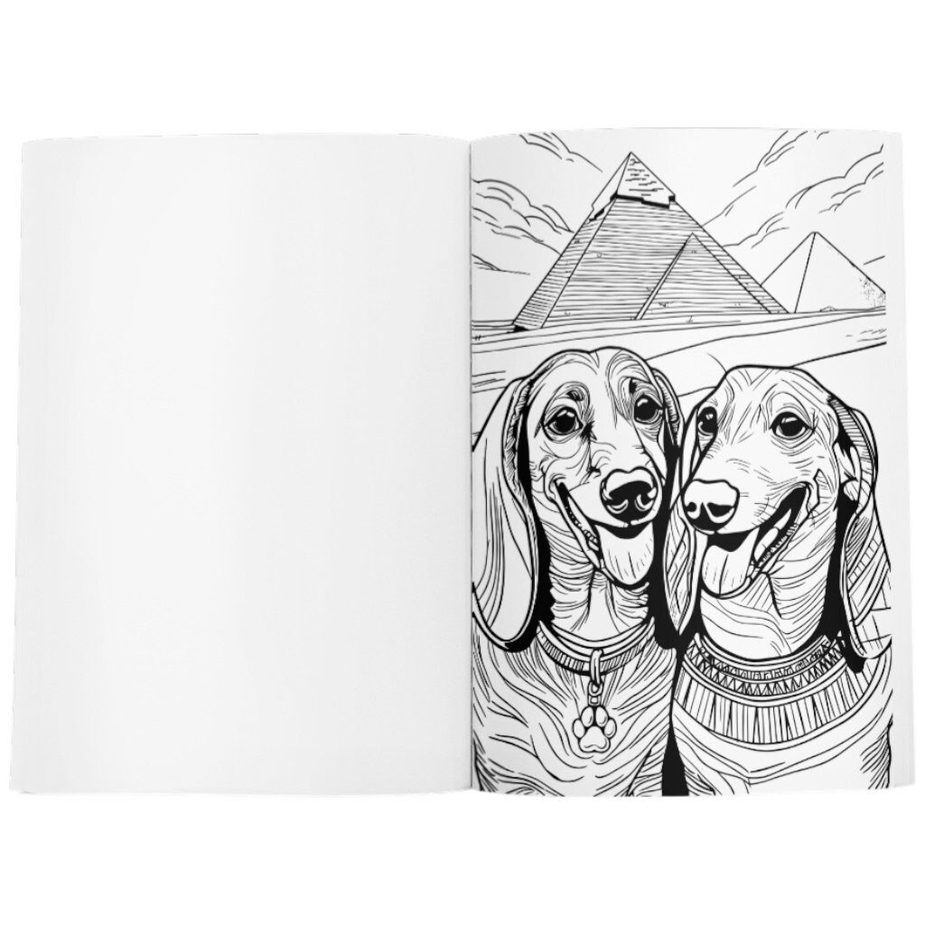 Розмальовка "Веселі будні собачок" - № 6 Розмальовка "Веселі будні собачок" - № 6