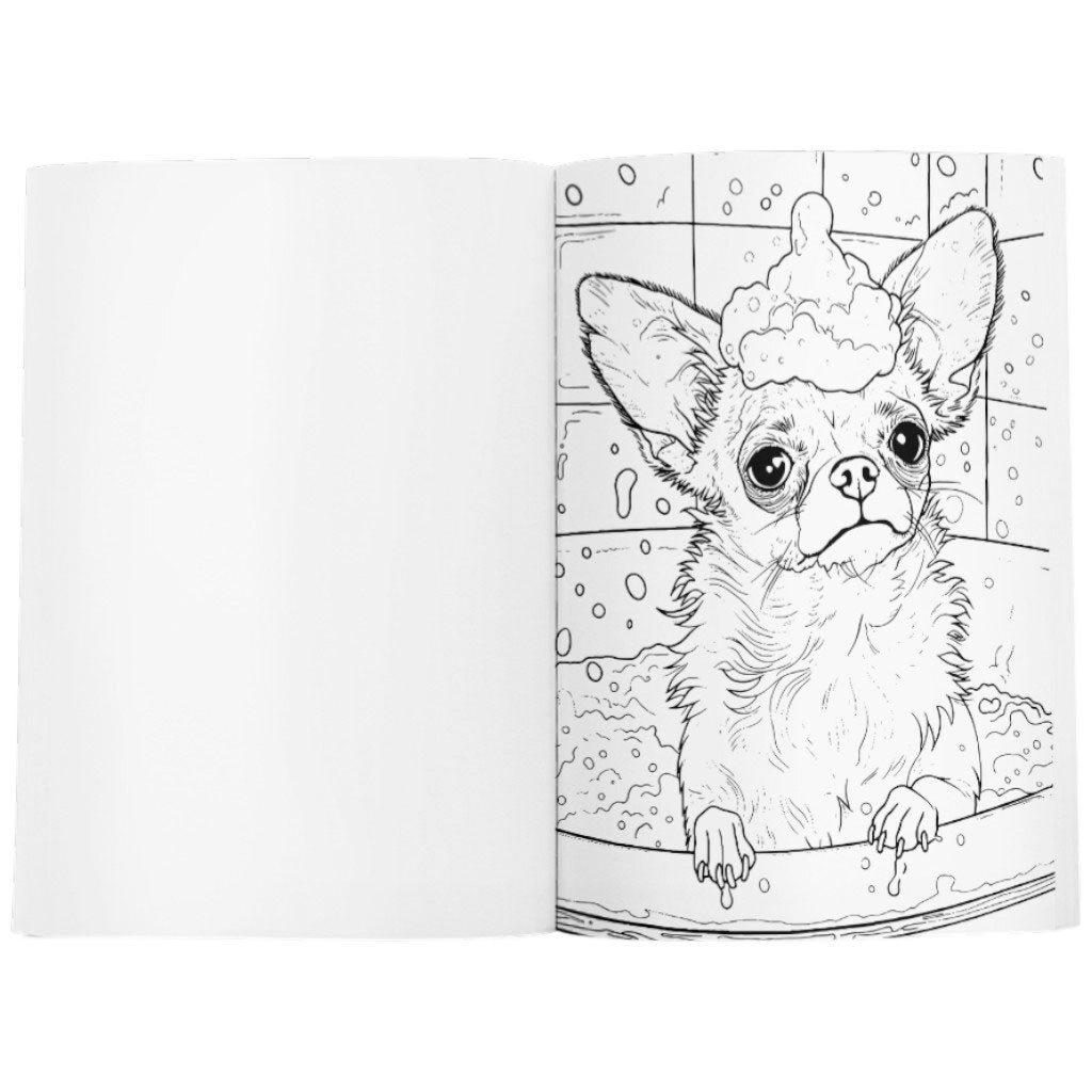 Розмальовка "Веселі будні собачок" - № 7 Розмальовка "Веселі будні собачок" - № 7