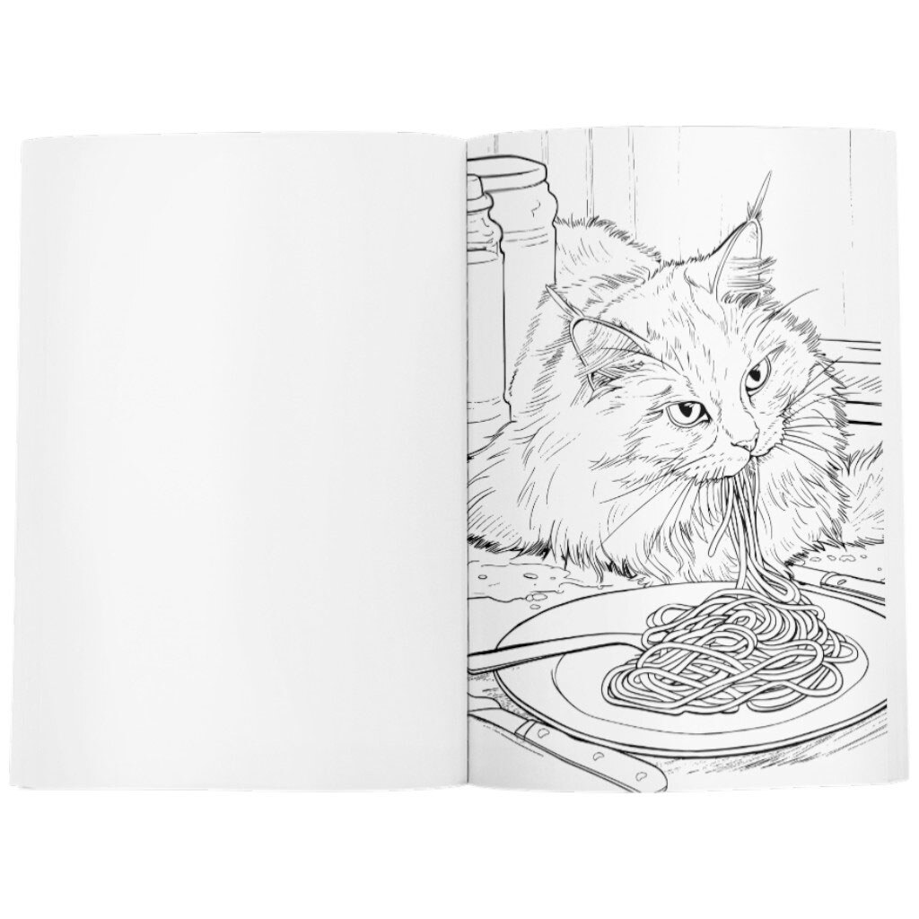 Раскраска "Фантастическая РасМЯУкраска" - № 4 Раскраска "Фантастическая РасМЯУкраска" - № 4